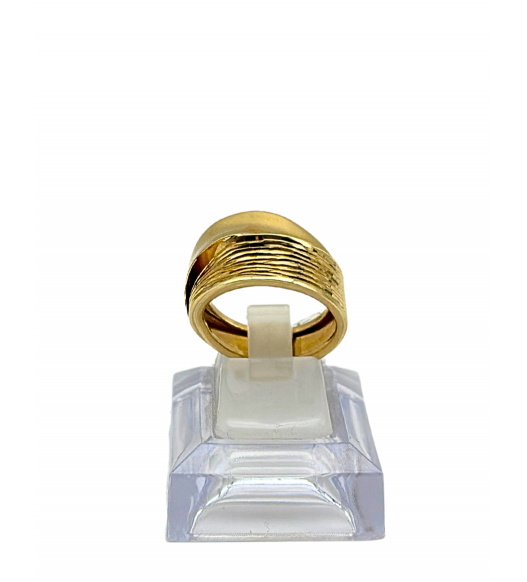 Piękny masywny złoty pierścionek, złoto próby 585, 14k