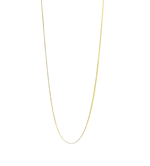 Złota celebrytka, piękny naszyjnik żmijka, złoto próby 585, 14k