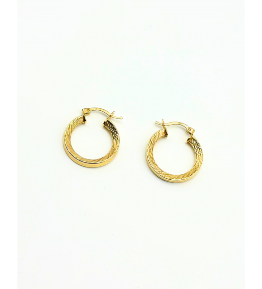 Kolczyki koła wykonane ze Złota 585 - Klasyka, Nowoczesność i Idealny Prezent