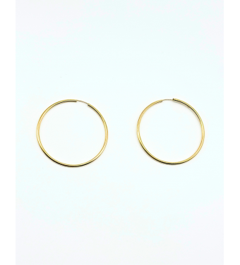 Kolczyki koła wykonane ze Złota 585 - Klasyka, Nowoczesność i Idealny Prezent