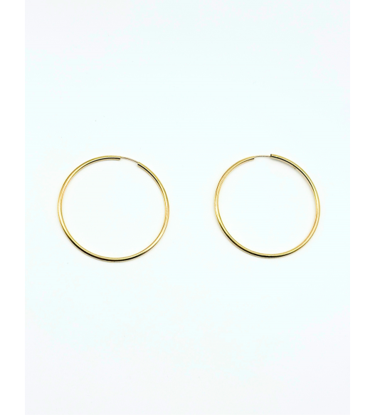 Kolczyki koła wykonane ze Złota 585 - Klasyka, Nowoczesność i Idealny Prezent