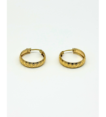 Kolczyki koła wykonane ze Złota 585 - Klasyka, Nowoczesność i Idealny Prezent