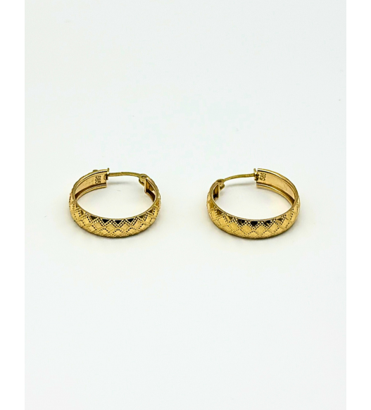 Kolczyki koła wykonane ze Złota 585 - Klasyka, Nowoczesność i Idealny Prezent