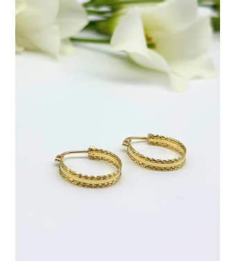 Kolczyki koła wykonane ze Złota 585 - Klasyka, Nowoczesność i Idealny Prezent