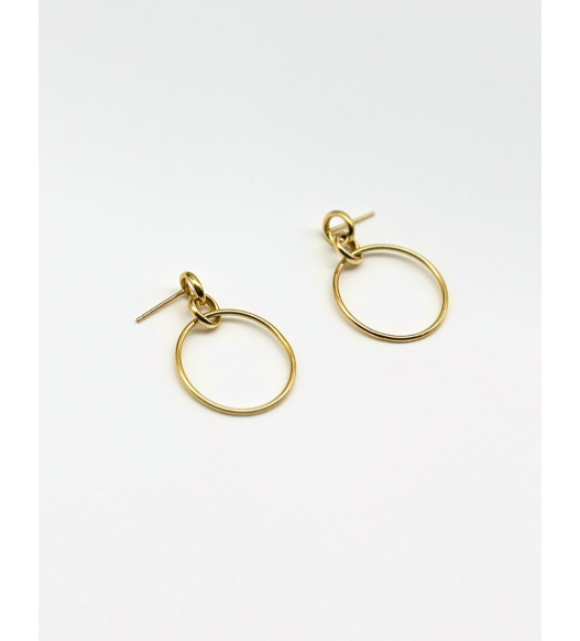 Piękne wiszące kolczyki wykonane ze Złota 585 - Klasyka, Nowoczesność i Idealny Prezent