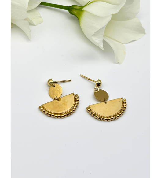 Piękne wiszące kolczyki wykonane ze Złota 585 - Klasyka, Nowoczesność i Idealny Prezent