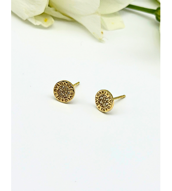 Eleganckie delikatne kolczyki z cyrkoniami, wykonane ze Złota 585 - Klasyka, Nowoczesność i Idealny Prezent