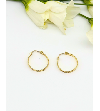 Kolczyki koła wykonane ze Złota 585 - Klasyka, Nowoczesność i Idealny Prezent