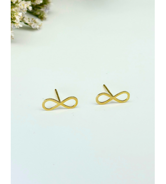 Eleganckie kolczyki nieskończoność, wykonane ze Złota 585 - Klasyka, Nowoczesność i Idealny Prezent