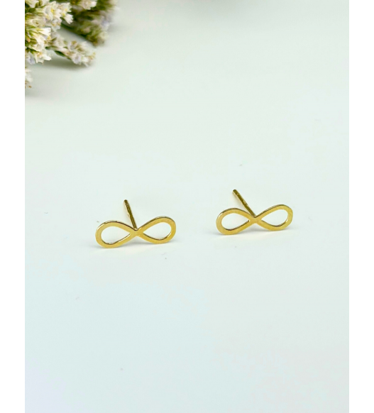 Eleganckie kolczyki nieskończoność, wykonane ze Złota 585 - Klasyka, Nowoczesność i Idealny Prezent