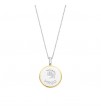 Zawieszka zodiak srebrna pozłacana TI SENTO naszyjnik 6826VI Panna