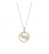 Zawieszka zodiak srebrna pozłacana TI SENTO naszyjnik 6826AR Baran
