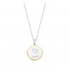 Zawieszka zodiak srebrna pozłacana TI SENTO naszyjnik 6826AR Baran