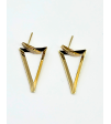 Eleganckie Wiszące Kolczyki Trójkąty wykonane ze Złota 585 - Klasyka, Nowoczesność i Idealny Prezent