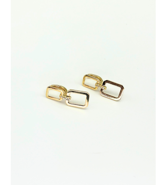 Eleganckie Geometryczne Kolczyki wykonane ze Złota 585 - Klasyka, Nowoczesność i Idealny Prezent