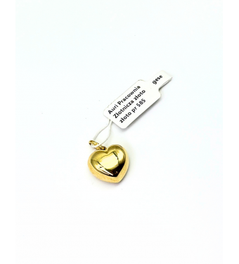 Złota Zawieszka Pięknie Serce, 585 – Klasyczna biżuteria | Sklep AURI