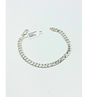 Srebrna męska bransoletka próby 925 - splot PANCERKA – styl i ponadczasowa elegancja