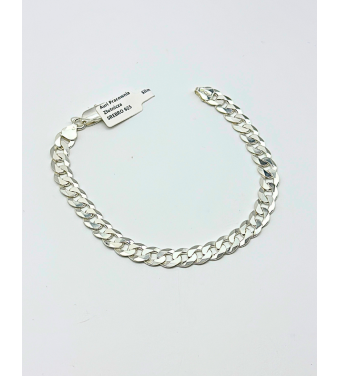 Srebrna męska bransoletka próby 925 - splot PANCERKA – styl i ponadczasowa elegancja