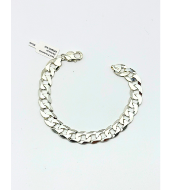 Srebrna męska bransoletka próby 925 - splot PANCERKA – styl i ponadczasowa elegancja