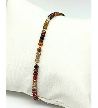 CYRKON | Bransoletka z kamieni i złota 585 – elegancja i styl | AURI Pracownia Złotnicza