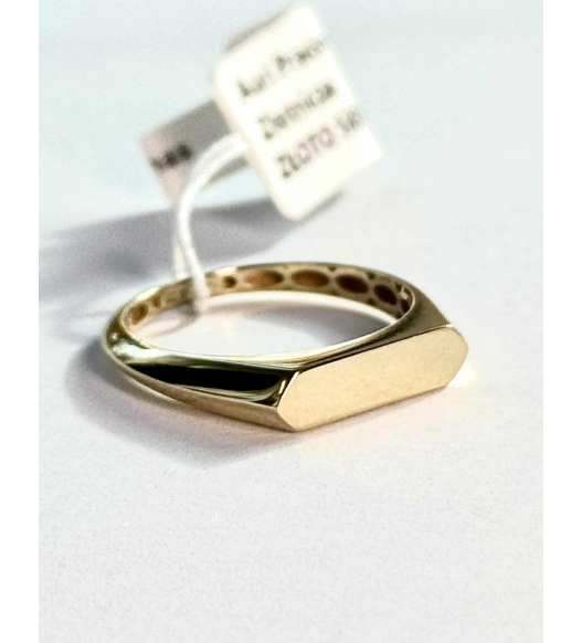 Złoty pierścionek rzędówka 585 – klasyczna elegancja | AURI