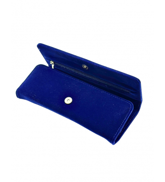 Etui na biżuterię – granatowe welurowe opakowanie | AURI Pracownia Złotnicza