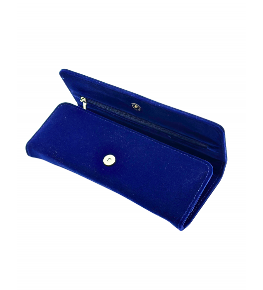 Etui na biżuterię – granatowe welurowe opakowanie | AURI Pracownia Złotnicza