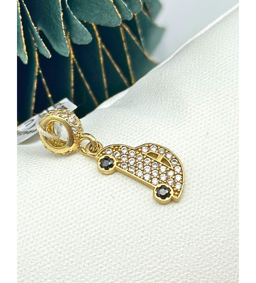 Złota Zawieszka w kształcie jabłuszka z cyrkoniami, 585 – Klasyczna biżuteria | Sklep AURI