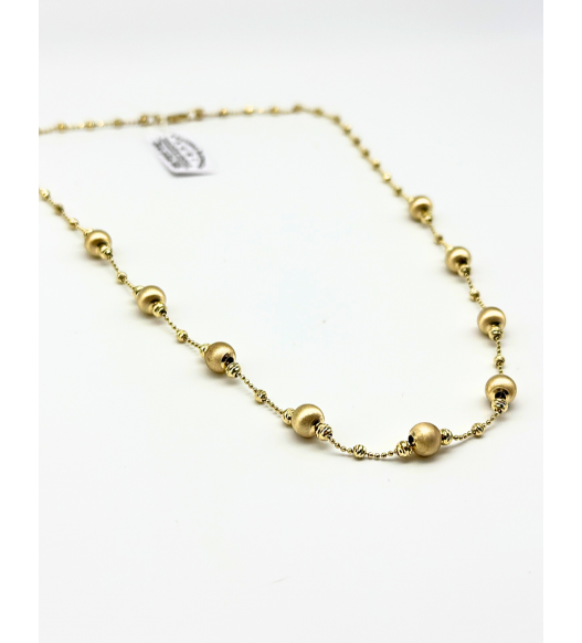 Złoty naszyjnik z sercem  ,próba 585 14k, AURI