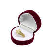 Złoty pierścionek 585 w kształcie śruby – klasyczna elegancja | AURI