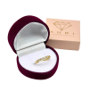 Złoty pierścionek 585 w kształcie kwiatuszka – klasyczna elegancja | AURI