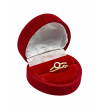 Złoty pierścionek 585 z sercem z cyrkonii – klasyczna elegancja | AURI