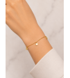 Elegancka Złota Bransoletka z zawieszkami, złoto 585, klasyka AURI