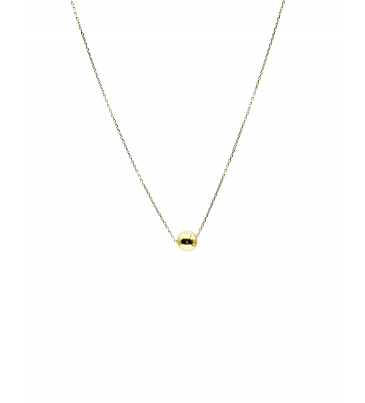 Złota celebrytka, naszyjnik próba 585, 14k