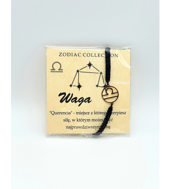 Złota bransoletka ze znakiem zodiaku, próba 585 14k