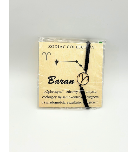 Złota bransoletka ze znakiem zodiaku, próba 585 14k